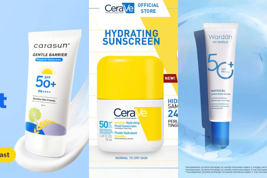 Sunscreen tanpa Fragrance yang Gak Bikin Iritasi, untuk Kulit Sensitif