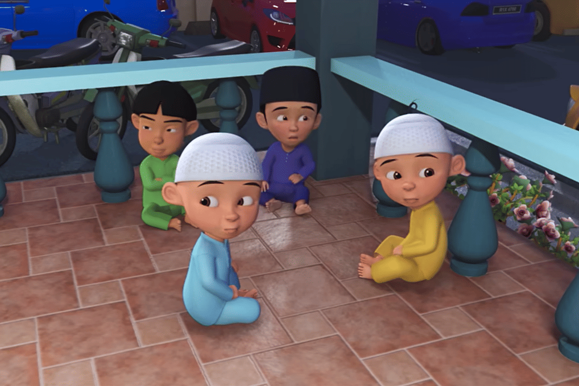 ilustrasi Fizi kerap membuat sirkel pertemanan Upin-Ipin menjadi gaduh
