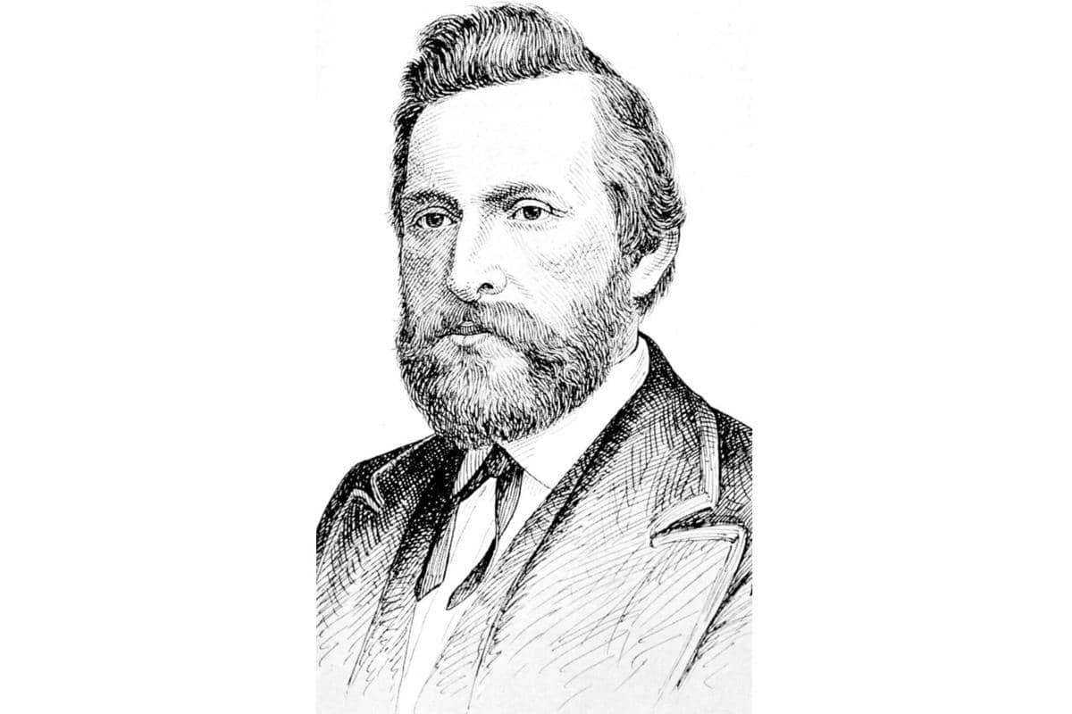Potret James William Abert