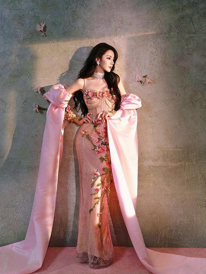 Dilraba Dilmurat gaun MAQUINN