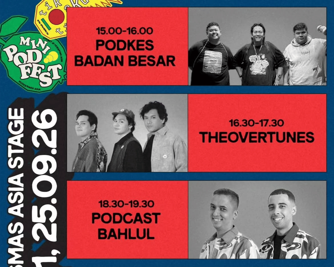 Daftar Live Podcast di Pestapora 2026
