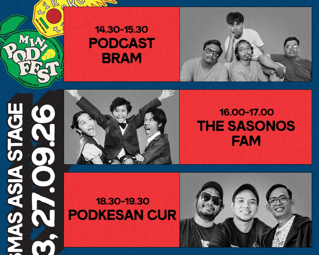 Daftar Live Podcast di Pestapora 2026