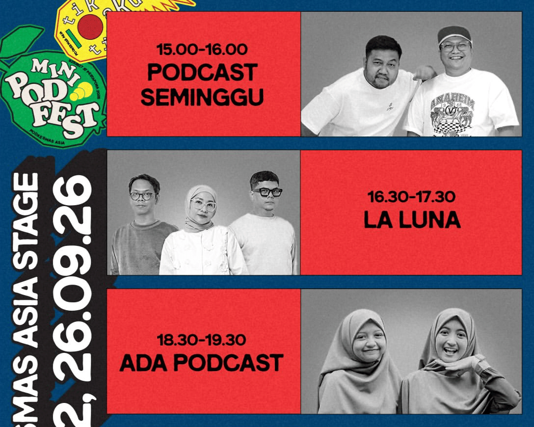 Daftar Live Podcast di Pestapora 2026