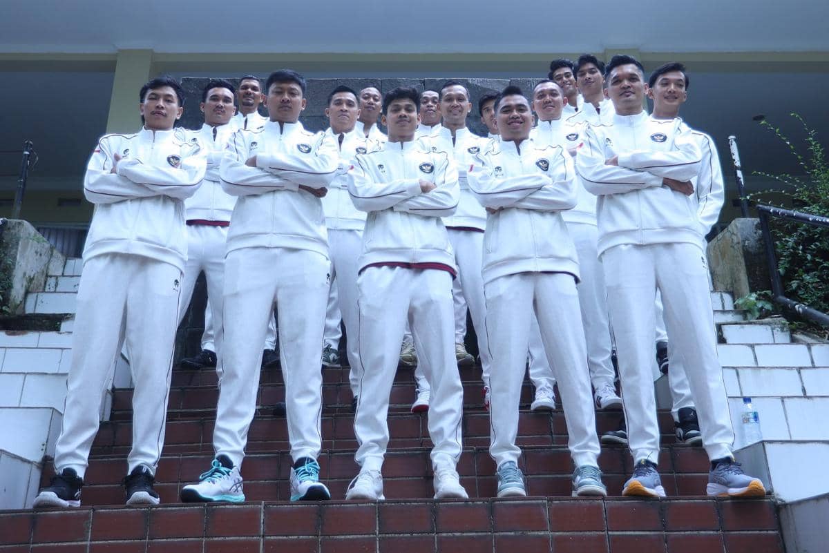 Pelepasan Timnas Voli Putra Indonesia menuju Asian Games 2026 dalam acara yang didokumentasikan PBVSI.