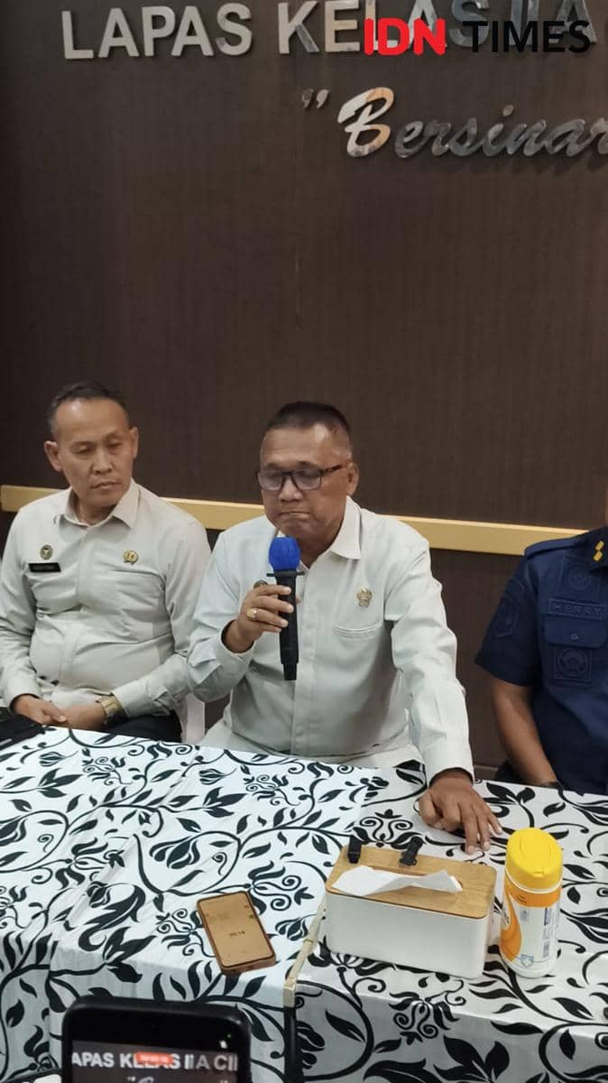 Potret Kepala Kantor Wilayah Lapas IIA Cibinong, Yudi Suseno, dalam dokumentasi IDN Times/Linna Susanti.