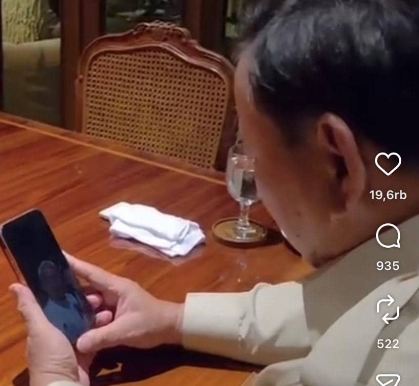 Prabowo Video Call Kontingen Indonesia Usai Bulu Tangkis Raih Emas Asian Games 2026
