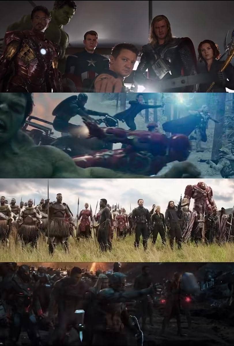 Materi promosi Avengers: Endgame Encore dengan judul film yang dibagikan melalui akun Instagram Marvel Studios.