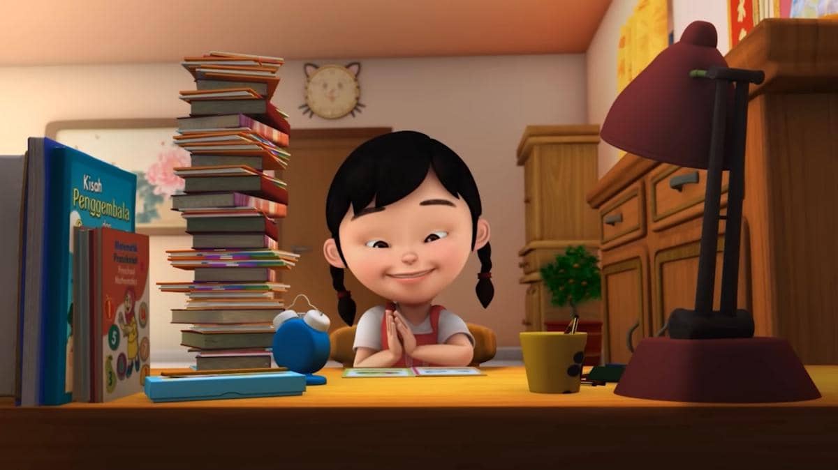 karakter Mei Mei dalam serial animasi Upin & Ipin