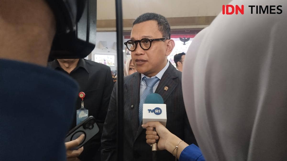 Kepala Badan Karantina Indonesia Abdul Kadir Karding dalam potret dokumentasi media IDN Times.