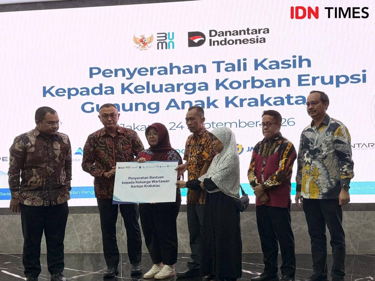 BUMN Ramai-Ramai Santuni Keluarga Jurnalis Hilang di Anak Krakatau