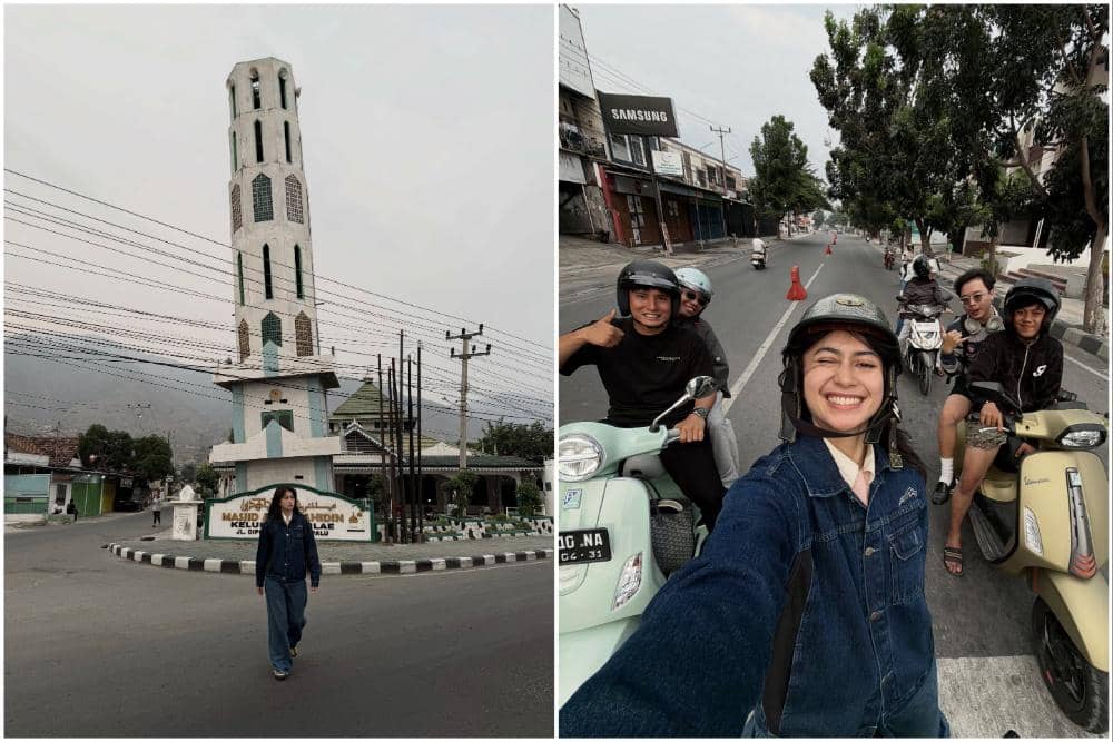 Sintya Marisca Menikmati Liburan di Kota Palu sambil Touring, Seru!