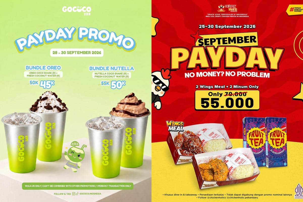 10 Promo Makanan dan Minuman Gajian September 2026 yang Bikin Cuan