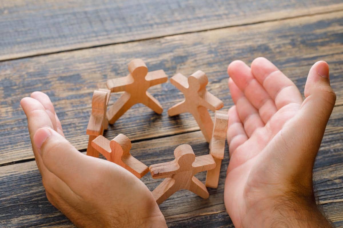 ilustrasi komunitas, teamwork