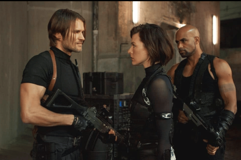 Leon dan Alice dalam Resident Evil: Retribution