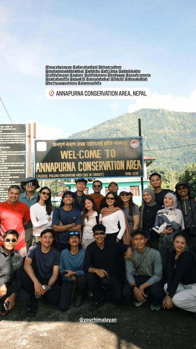 Bella Graceva pertama kali ke Annapurna Conservation Area