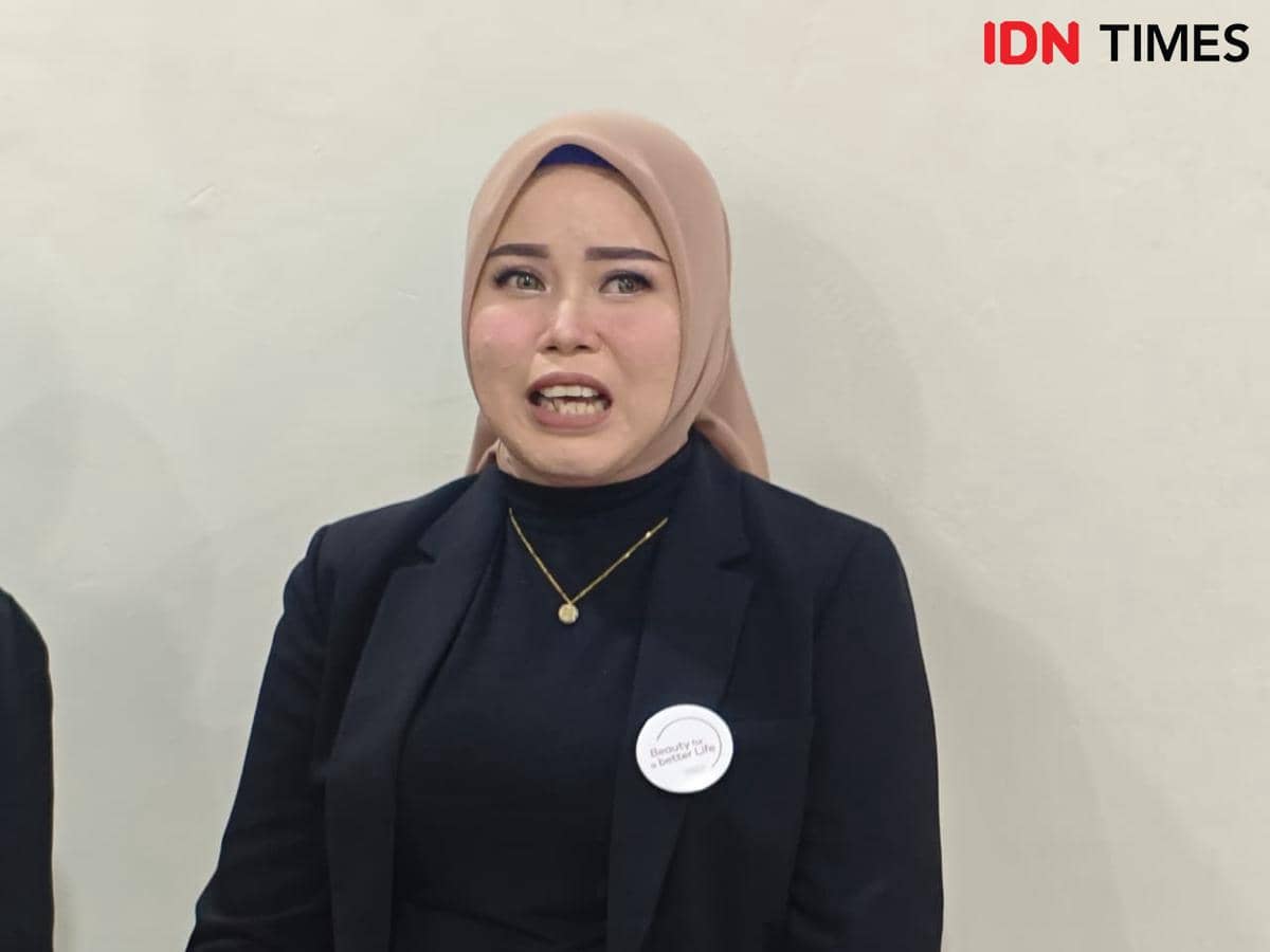 Amsiyah, MUA dan Trainer BFBL Tangerang pada acara Beauty For a Better Life Media Visit di BFBL Training Centre, Kecamatan Kemiri, Tangerang