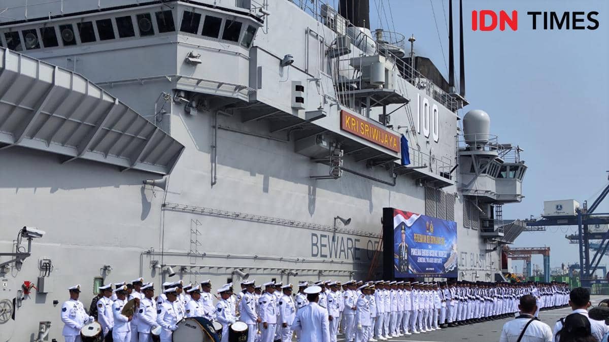 Resmikan KRI Sriwijaya, Panglima TNI: RI Butuh Pertahanan Laut Modern-Tangguh