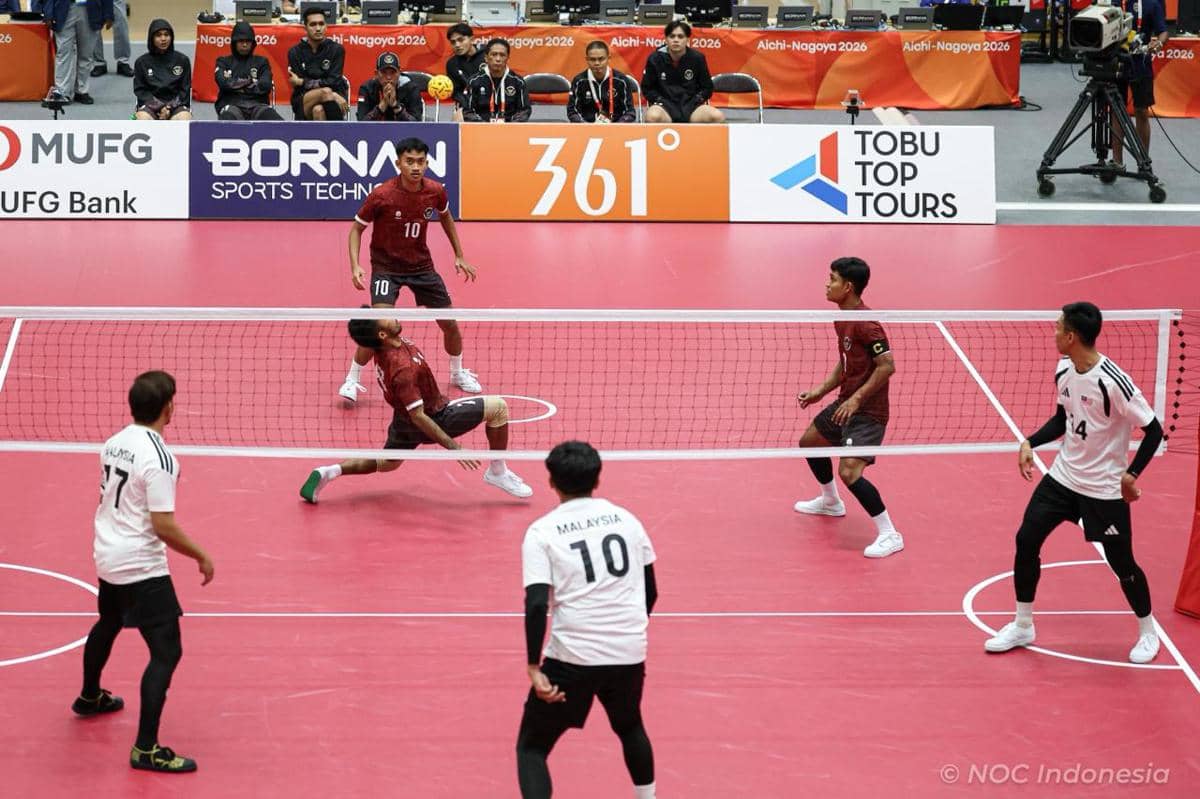 Tim Putra Sepak Takraw Indonesia Sumbang Perunggu Asian Games 2026