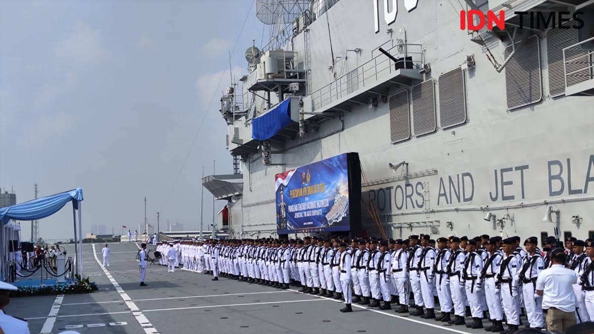 Resmikan KRI Sriwijaya, Panglima TNI: RI Butuh Pertahanan Laut Modern-Tangguh