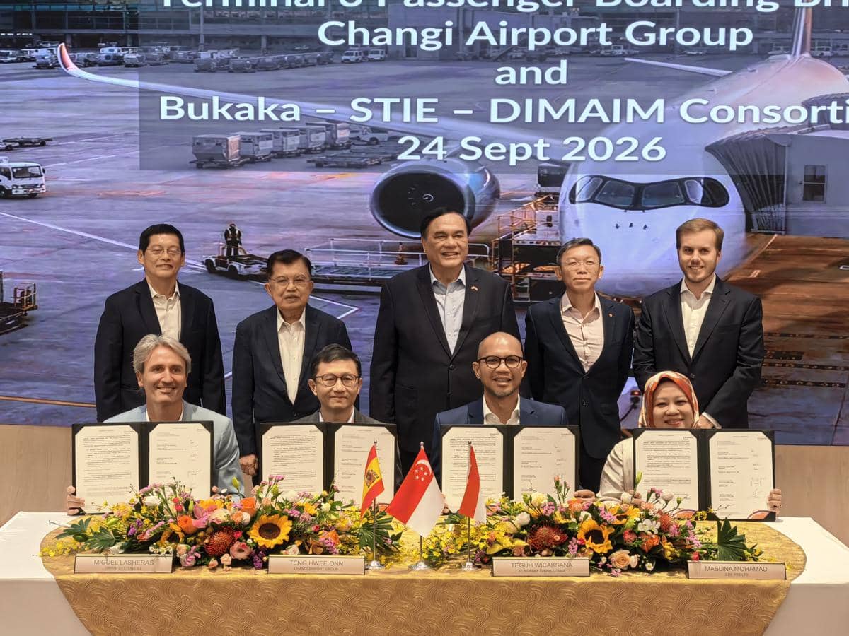 Bukaka Kantongi Proyek 56 Garbarata di Terminal 3 Bandara Changi