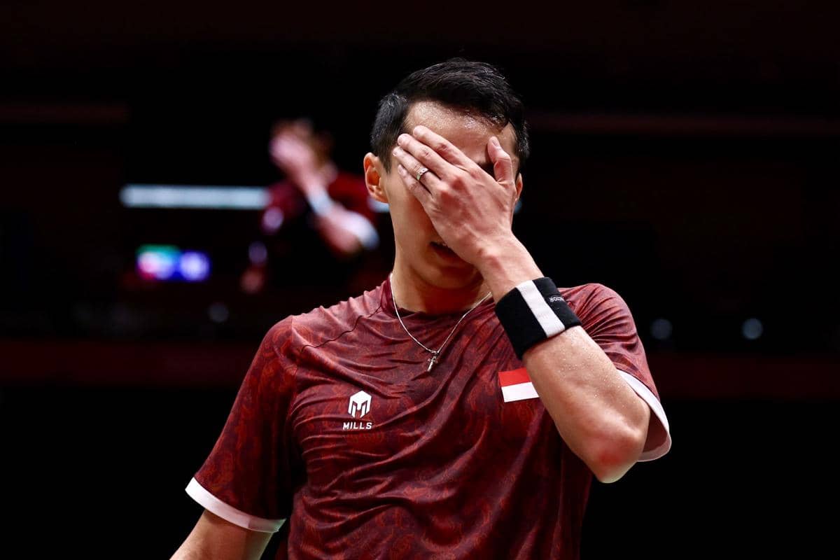 Jonatan Christie di final beregu putra Asian Games 2026 Aichi-Nagoya (dok.PP PBSI)