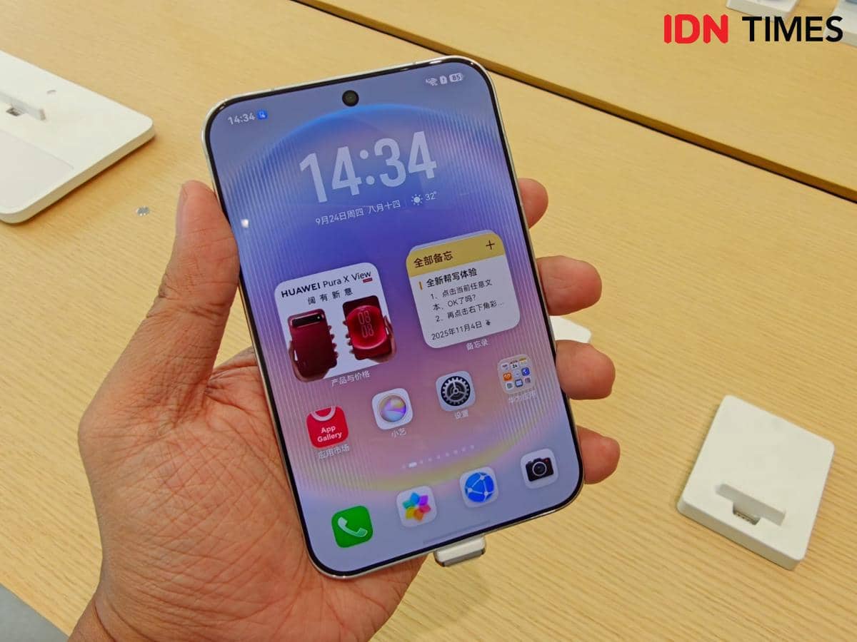 Hands-On HUAWEI Pura X View, Smartphone Layar Lebar yang Terasa Beda