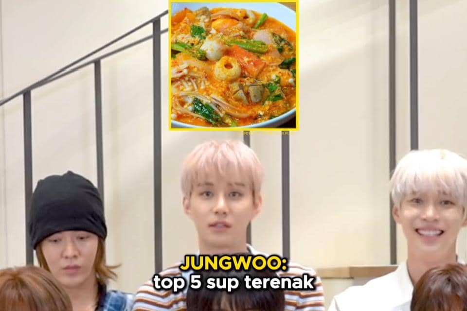 rasa seblak sangat berkesan bagi Jungwoo NCT hingga ia ketagihan ingin menyantapnya lagi