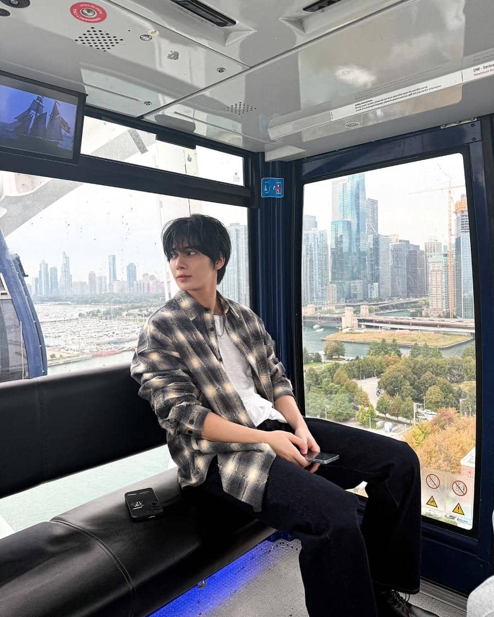 ide outfit night ride ala Taehyun TXT