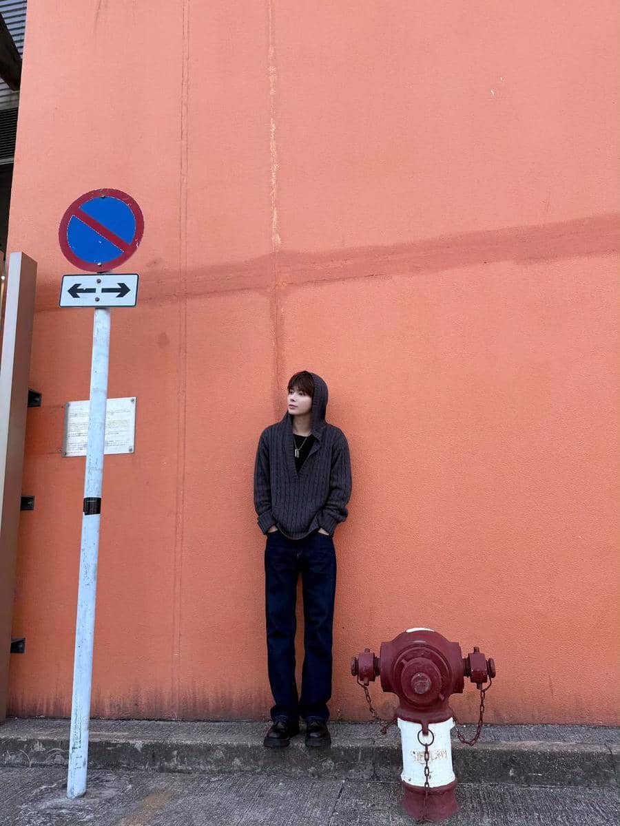 OOTD night ride ala Taehyun TXT