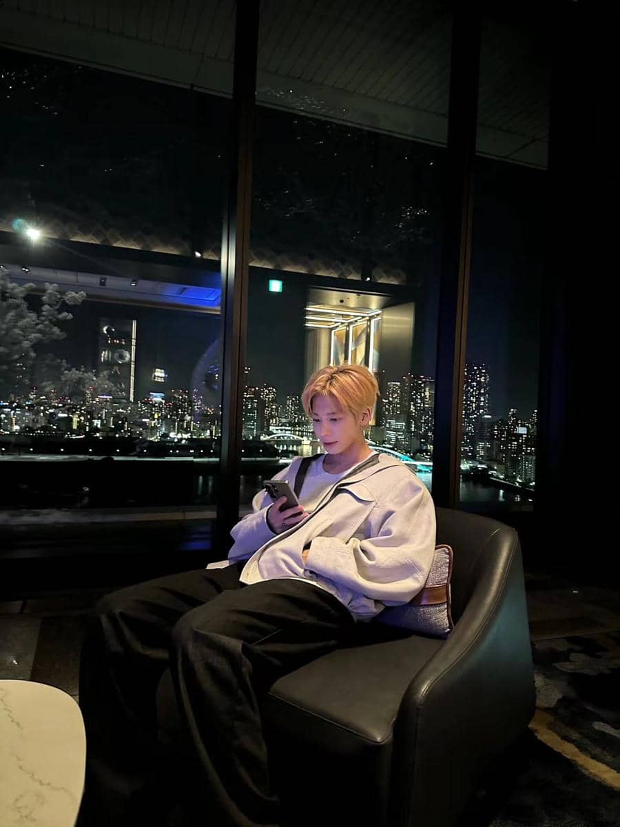 gaya night ride ala Taehyun TXT