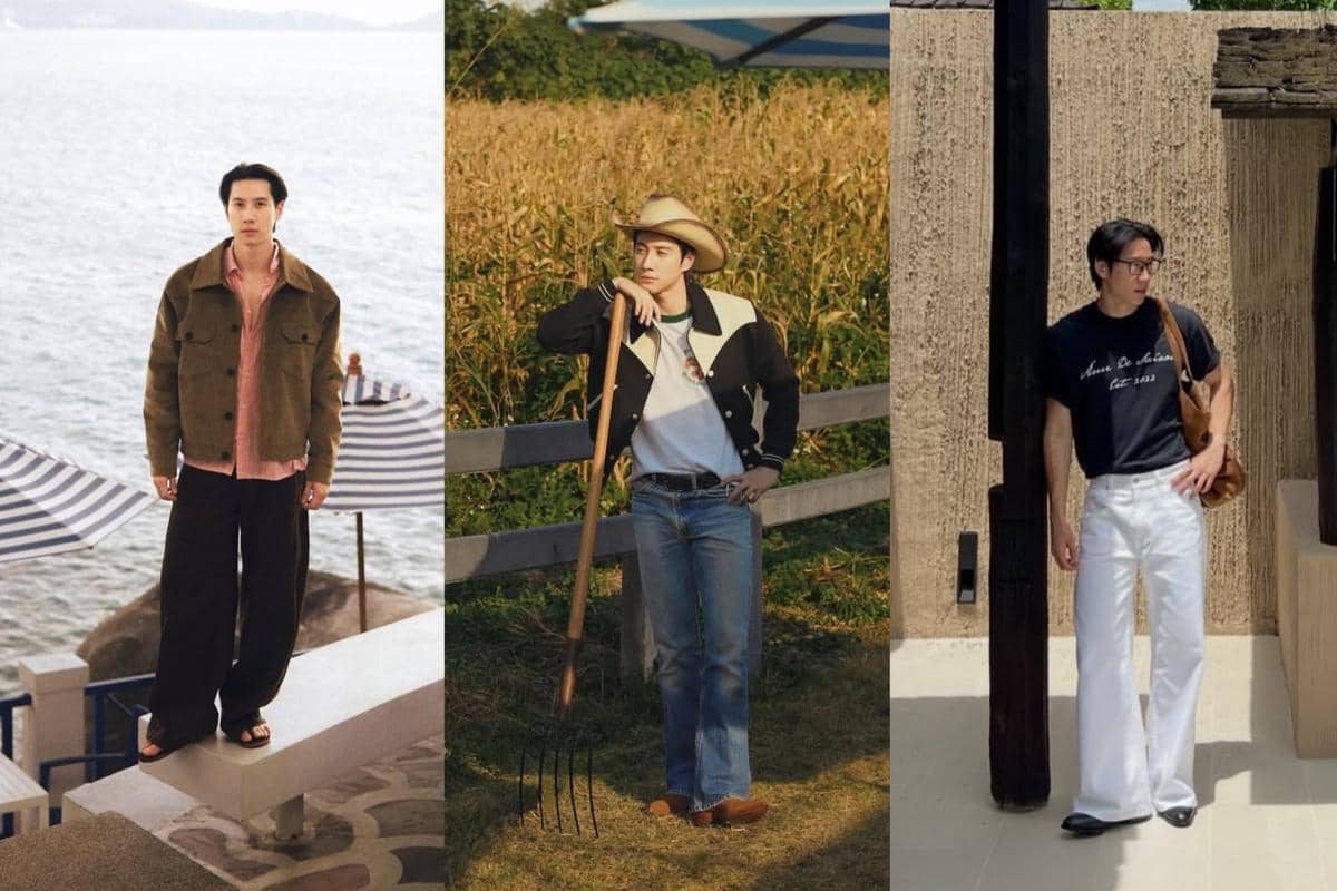 10 Inspirasi OOTD Liburan ala Bright Rapheephong, Keren Abis! 