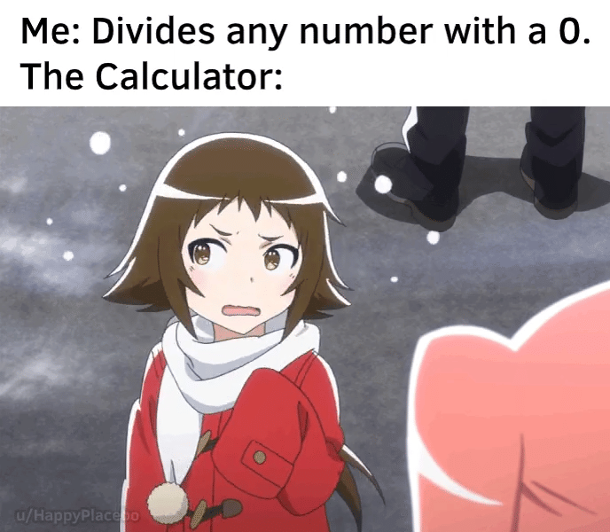 meme anime tentang kalkulator