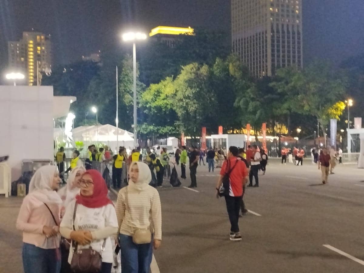 Fans Mulai Menyemut di GBK Jelang Timnas Indonesia Lawan Singapura