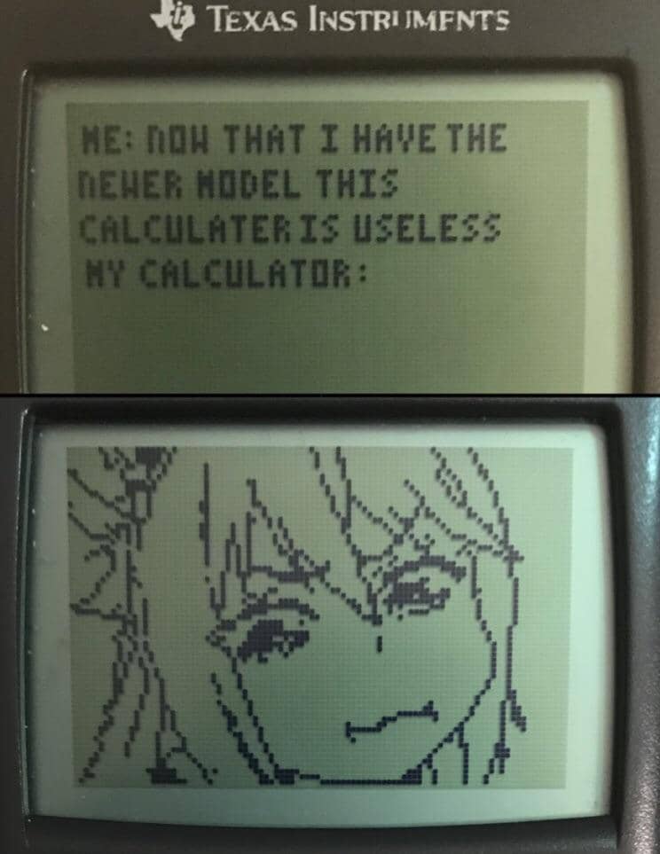 meme anime tentang kalkulator