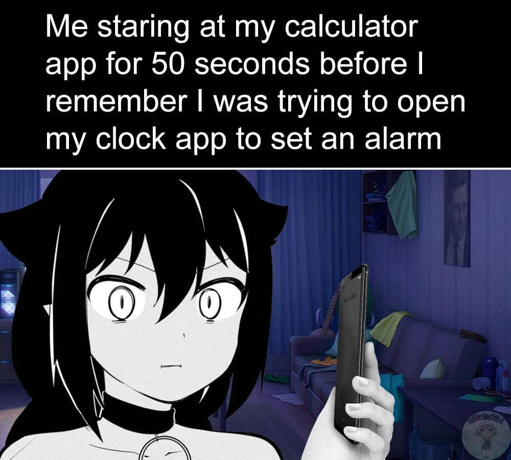 meme anime tentang kalkulator