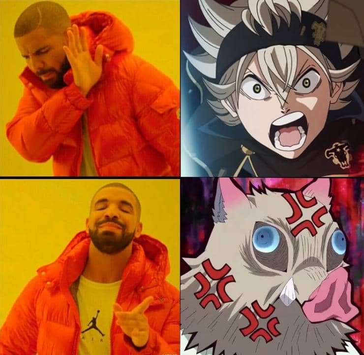 meme anime tentang teriakan