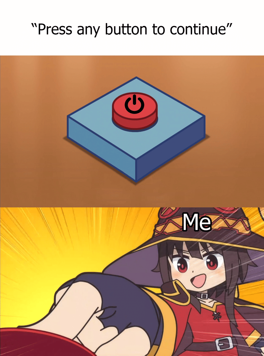 meme anime tentang keyboard