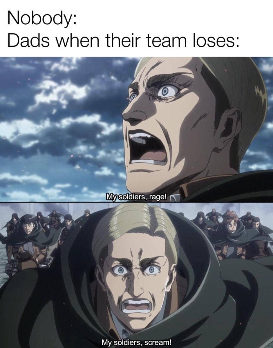 meme anime tentang teriakan