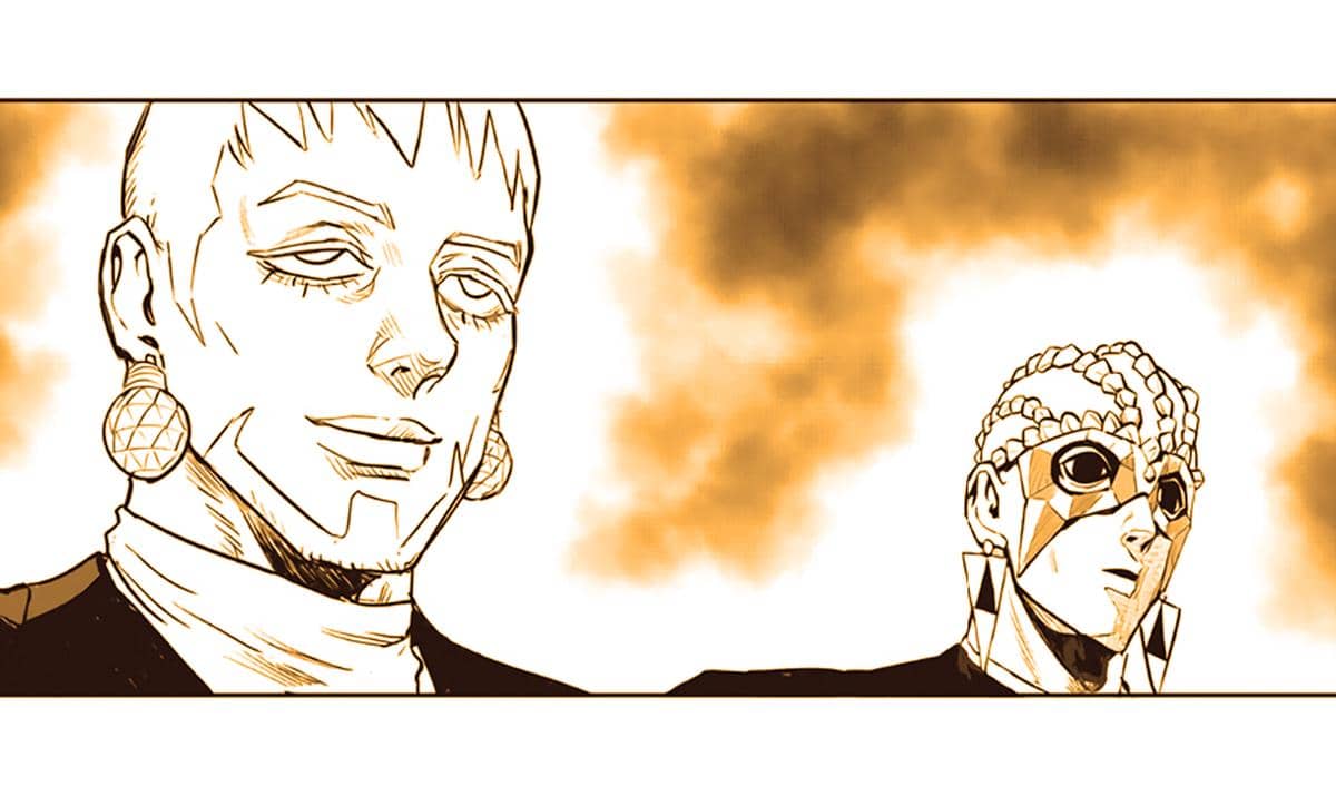 Infelsinave dan Zaedats tampak telah pulih dalam ilustrasi manga One Punch Man dari Tonari no Young Jump.