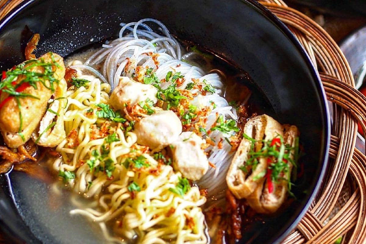 mie sop di Bimantara Vegetarian