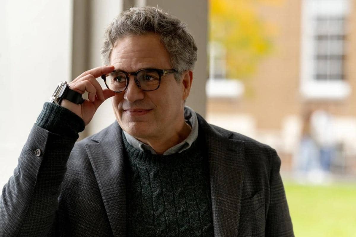 Bruce Banner tampil dengan ekspresi serius dalam adegan film Spider-Man: Brand New Day produksi Marvel Studios.