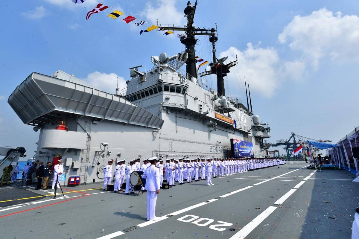 KRI Sriwijaya Batal Tampil Perdana di Naval Parade HUT ke-81 TNI