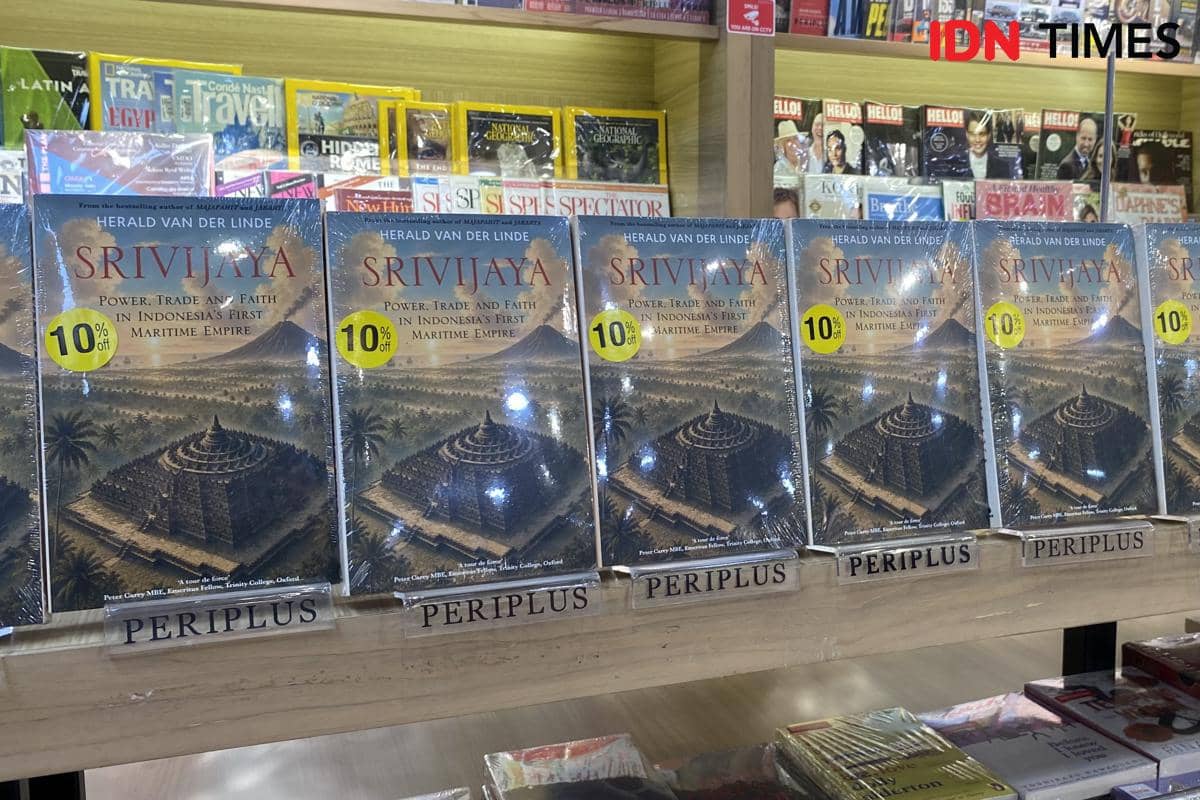 Sampul buku 'Srivijaya' karya Herald Van Der Linde, koleksi yang didokumentasikan oleh IDN Times.