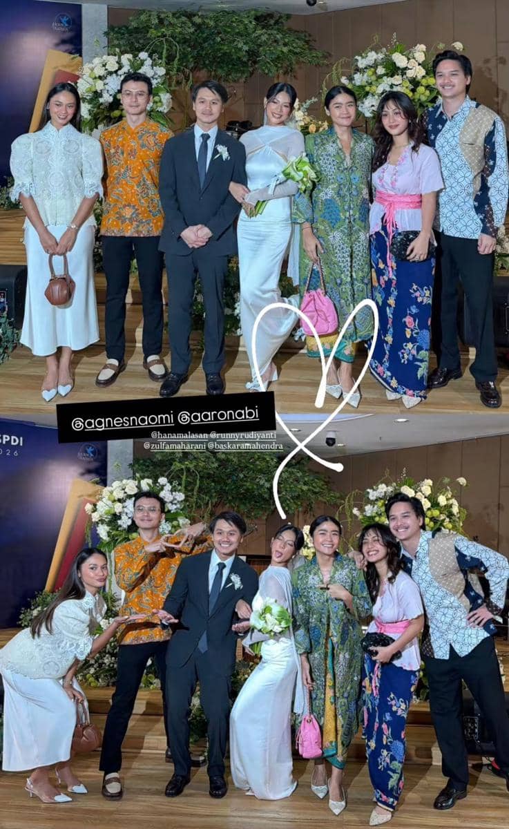 Agnes Naomi menikah
