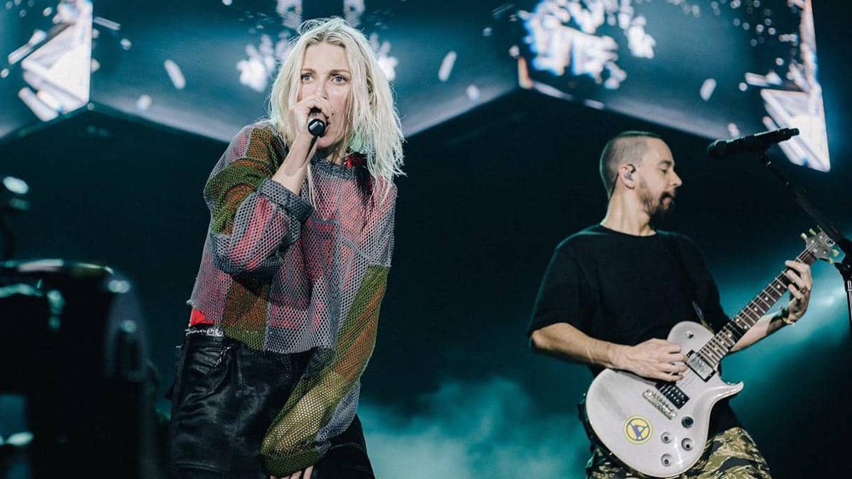 Potret grup musik Linkin Park dalam unggahan yang dibagikan melalui akun Instagram resmi milik mereka.