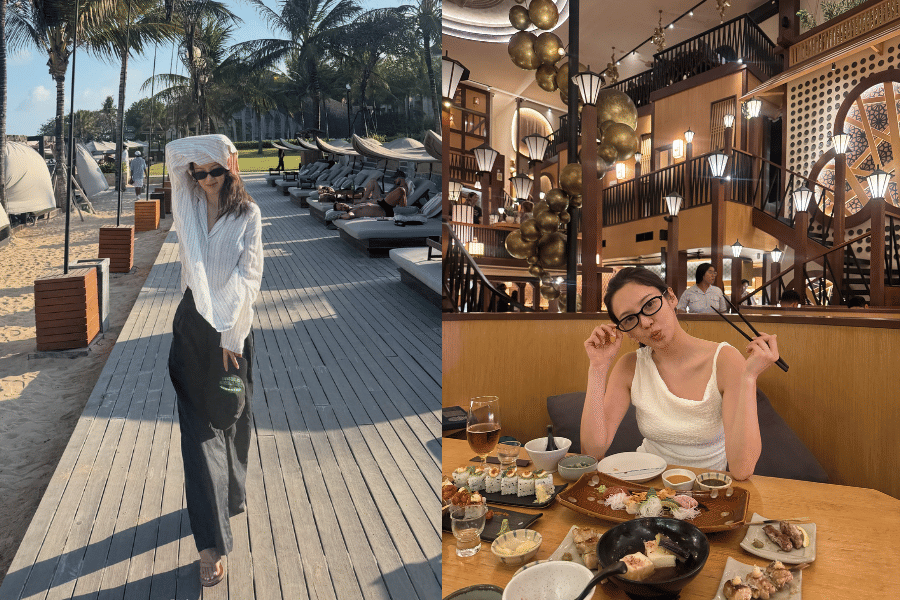 OOTD Hyoyeon SNSD Liburan di Bali, Comfy dan Stylish!