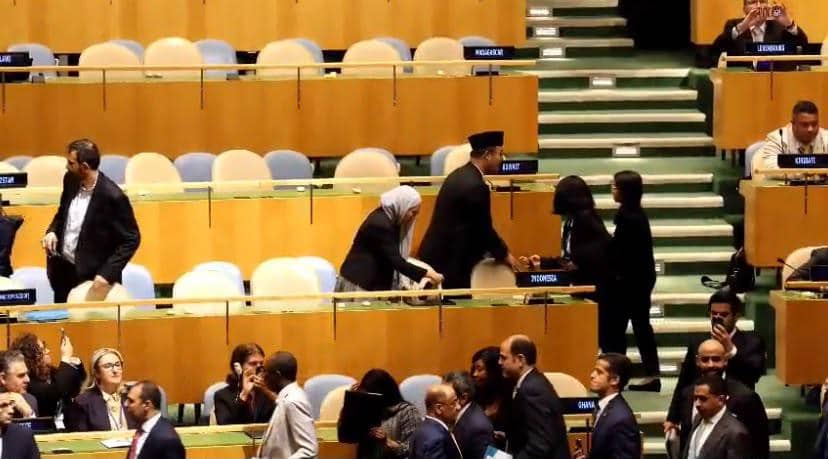 Delegasi RI Walk Out saat Netanyahu Pidato di UNGA81, Disebut Pengecut