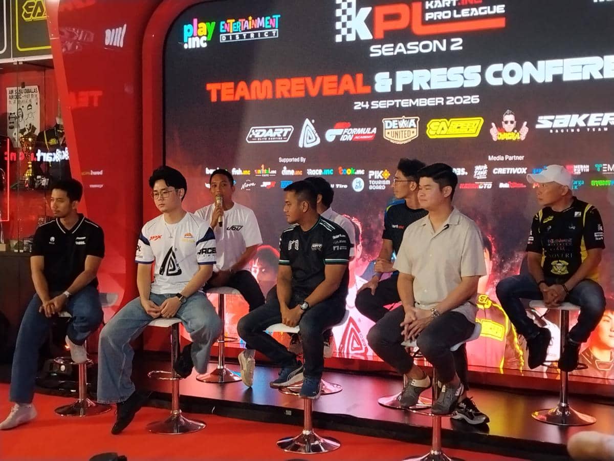 Suasana peluncuran Kart Inc Pro League Season 2 dengan hadiah kompetisi mencapai ratusan juta rupiah.
