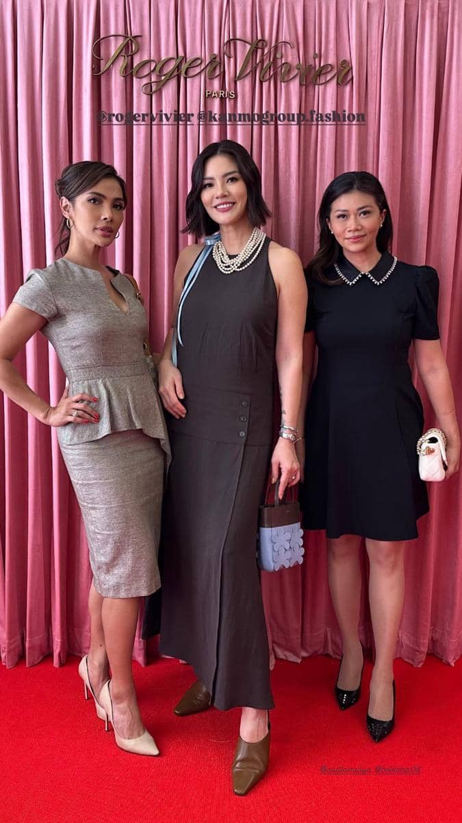 Gaya Seleb di Opening Roger Vivier Indonesia (instagram.com/stories/aline_adita)