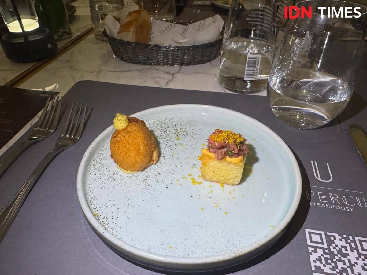 Potret menu kolaborasi Uppercut Steakhouse dan SAZÓN Bali